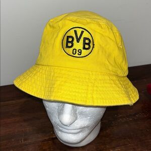 German Bundesliga BVB 09 Yellow Black Cotton casual soccer bucket hat cap osfa